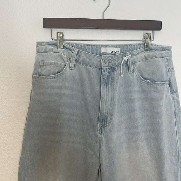 VERVET Women's Denim Destructed  Jeans 90’s Vintage Flare Size 32 NWOT - Picture 4 of 13